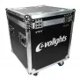 EVOLIGHTS LUMENO CASE 2IN1 Maletín de transporte para 2x focos LED PAR LUMENO, flightcase con ruedas