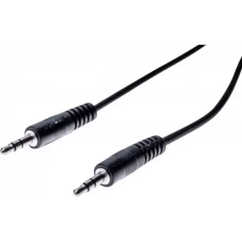 EXERTIS CONNECT cable de audio jack estéreo 3,5mm de 20m, conector macho a conector macho, negro 108572