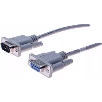 Exertis Connect 580241 cable serie gris 5 m D-Sub DB-9