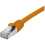 EXERTIS CONNECT CAT 6 F/UTP cable de red PoE libre de halógenos, naranja, 2,0 m, Snagless 854423