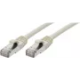 EXERTIS CONNECT Cable de red CAT 6a SFTP, RJ-45 a RJ-45, 15 m, Gris 858411