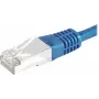 EXERTIS CONNECT cable de red Cat6 S/FTP PiMF, azul, 0,7 m, Slim Snagless Boot 856841