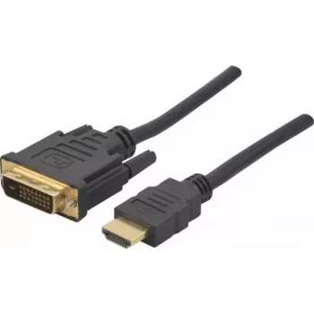 Exertis Connect cable adaptador de vídeo HDMI a DVI-D 2m negro 127875