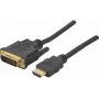 Exertis Connect cable adaptador de vídeo HDMI a DVI-D 2m negro 127875