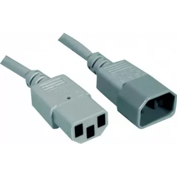 EXERTIS CONNECT cable alargador de corriente IEC C14 a C13, 1,8 m, gris, 10 A/250 V, H05VV-F 0,75 mm² 808140