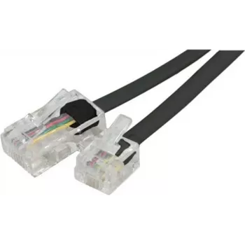 EXERTIS CONNECT cable adaptador de teléfono, RJ11 conector macho a RJ45 conector macho, negro, 15 m EXC911734
