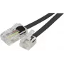 EXERTIS CONNECT cable adaptador de teléfono, RJ11 conector macho a RJ45 conector macho, negro, 15 m EXC911734