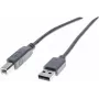 Exertis Connect cable USB 2.0 A a B, 60 cm, gris 532406