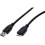 Exertis Connect cable USB 3.1 Gen 1, conector macho USB-A a conector macho Micro-USB B, 1 m, negro 532473