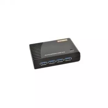 EXSYS EX-1125 hub USB 3.0 de 4 puertos - 5Gbps, aluminio, sobremesa