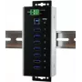 EXSYS EX-1187HMVS-WT Hub industrial metálico USB 3.2 Gen 1 de 7 puertos