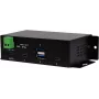 Hub industrial EXSYS EX-1274HMV 4 puertos USB 3.2 Gen 2 con 2x USB-A y 2x USB-C, metal, montaje en carril DIN/pared/rack