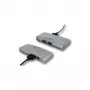 EXSYS EX-1334V Adaptador industrial USB a RS-232 serie de 4 puertos con chipset FTDI, protección ESD 15kV, carcasa metálica