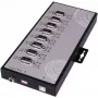 EXSYS EX-1348HMV Hub adaptador de 8 puertos USB 2.0 a serie RS-232/422/485 con carcasa metálica y chipset FTDI