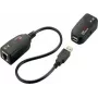 EXSYS EX-1441-2 Extensor Gigabit Ethernet por coaxial kit, alcance 1000m, carcasa metálica, negro