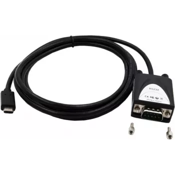 EXSYS EX-2311-2 Adaptador USB 2.0 a RS-232 serie con chipset FTDI, cable de 0,8 m, bus-powered