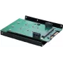 Tarjeta controladora RAID SATA 3 EXSYS EX-3607, 2x SATA III + 2x M.2 NGFF, PCIe 3.0 x4, RAID 0/1/10/JBOD