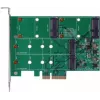 EXSYS EX-3649 controlador RAID mSATA/M.2, PCIe x2, RAID 0/1/JBOD, ASM1062R