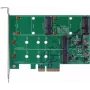 EXSYS EX-3649 controlador RAID mSATA/M.2, PCIe x2, RAID 0/1/JBOD, ASM1062R
