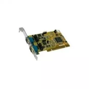 EXSYS EX-42042-IS tarjeta combo PCI universal de 2 puertos serie RS-232/422/485 con UART 16C950, FIFO de 128 bytes, optoaislamiento y protección contra sobretensión