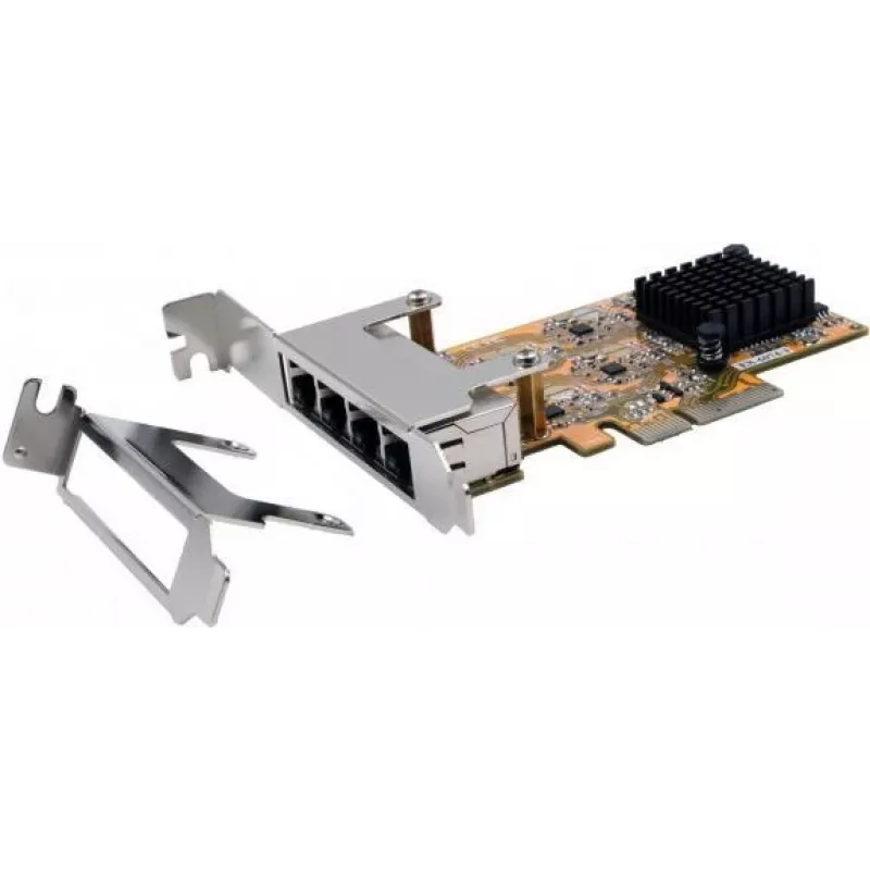 EXSYS EX-6074-3 tarjeta de red Gigabit Ethernet PCIe x1, Low Profile, RJ45, Realtek RTL8111G
