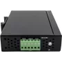 EXSYS EX-6205 switch Ethernet industrial de 8 puertos, 10/100 Mbps, carril DIN, -40 a 75°C