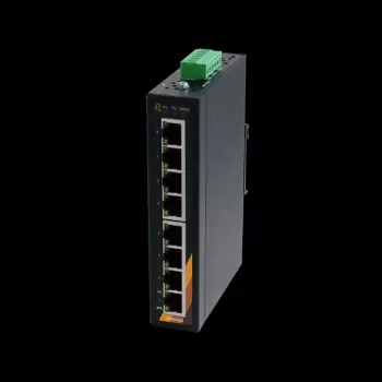 EXSYS EX-6225 Switch Gigabit Ethernet de 8 puertos, 10/100/1000 Mbps, carcasa de metal, montaje en escritorio/pared, Plug and Play