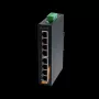 EXSYS EX-6225 Switch Gigabit Ethernet de 8 puertos, 10/100/1000 Mbps, carcasa de metal, montaje en escritorio/pared, Plug and Play