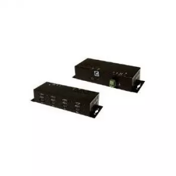EXSYS EX-6685HMV hub metálico USB 3.0 + FireWire 1394B, 4x conexiones USB 3.0 + 4x FireWire 800
