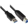 EXSYS EX-K1506 cable USB 3.2 Gen 1, 5 m, USB-A a USB-B, negro