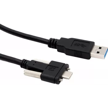 EXSYS EX-K1593V Cable USB 3.2 Gen 2, USB-A a USB-C, 1m, negro, 10Gbps, carga 60W