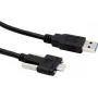EXSYS EX-K1593V Cable USB 3.2 Gen 2, USB-A a USB-C, 1m, negro, 10Gbps, carga 60W