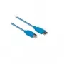EXSYS EX-K1620-2 Cable USB 3.2 Gen 1, USB-A a USB-B, 2 m, azul