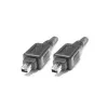 EXSYS Cable FireWire 400 de 4 pines a 4 pines, 1,5 m, Negro (EX-K6821)