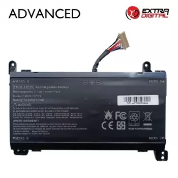 Extra Digital Advanced Batería para portátil para HP FM08, 86Wh, 5973mAh, 16 Pin