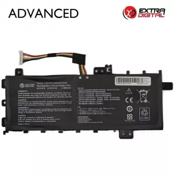 Extra Digital Advanced NB432561 batería de repuesto para ASUS VivoBook 15 (C21N1818-1, 4150mAh, 7.7V, Li-ion)