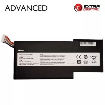 Extra Digital Advanced batería de portátil de repuesto para MSI BTY-M6K, 4300mAh, 11.4V, Li-ion, 3 celdas, negro