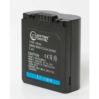 Extra Digital Batería de cámara Li-Ion CGA-S006E 3,7 V 1200 mAh para Panasonic Lumix DMW-BCC12