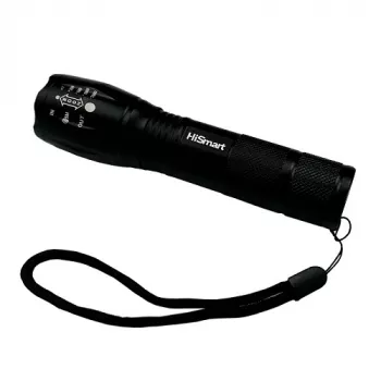 EXTRA DIGITAL Linterna de mano, 1000lm, 10W con batería 18650