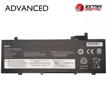 Extra Digital NB482870 Batería de repuesto para Lenovo L17L3P71 – 4650mAh 52.5Wh 11.25V Li-ion, Negro, 3 celdas
