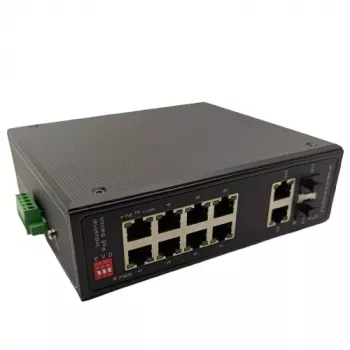EXTRA DIGITAL Switch PoE 10 puertos 1000M con 2 puertos SFP 1000M