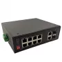 EXTRA DIGITAL Switch PoE 10 puertos 1000M con 2 puertos SFP 1000M
