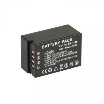 EXTRA DIGITAL Batería de repuesto para FUJIFILM NP-T125 (CB970391), 1250 mAh, 10,8 V Li-Ion