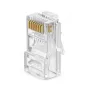 EXTRA DIGITAL Conector modular RJ45 UTP Cat5e (8P8C, 50µ dorado, pack de 100)