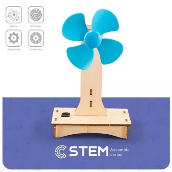 Maqueta de madera EXTRA DIGITAL ventilador eléctrico modelo educativo