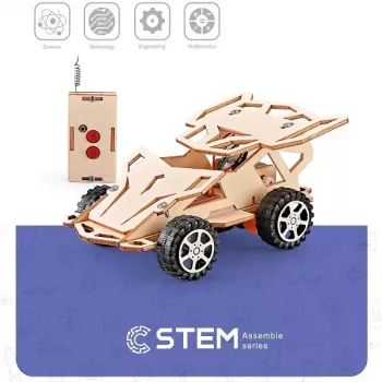 EXTRA DIGITAL maqueta de madera coche teledirigido modelo educativo