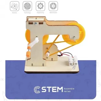 Maqueta de madera EXTRA DIGITAL generador rotatorio modelo didáctico