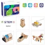 EXTRA DIGITAL Set de construcción de madera Laboratorio de Jóvenes Inventores, 5 modelos educativos