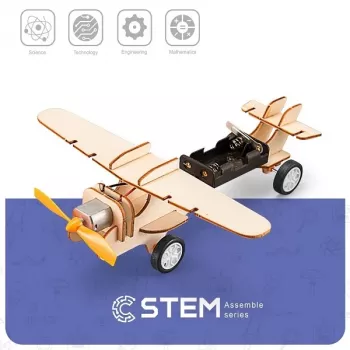 EXTRA DIGITAL maqueta de madera avión monohélice modelo didáctico
