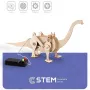 EXTRA DIGITAL Maqueta de dinosaurio andante de madera, modelo didáctico
